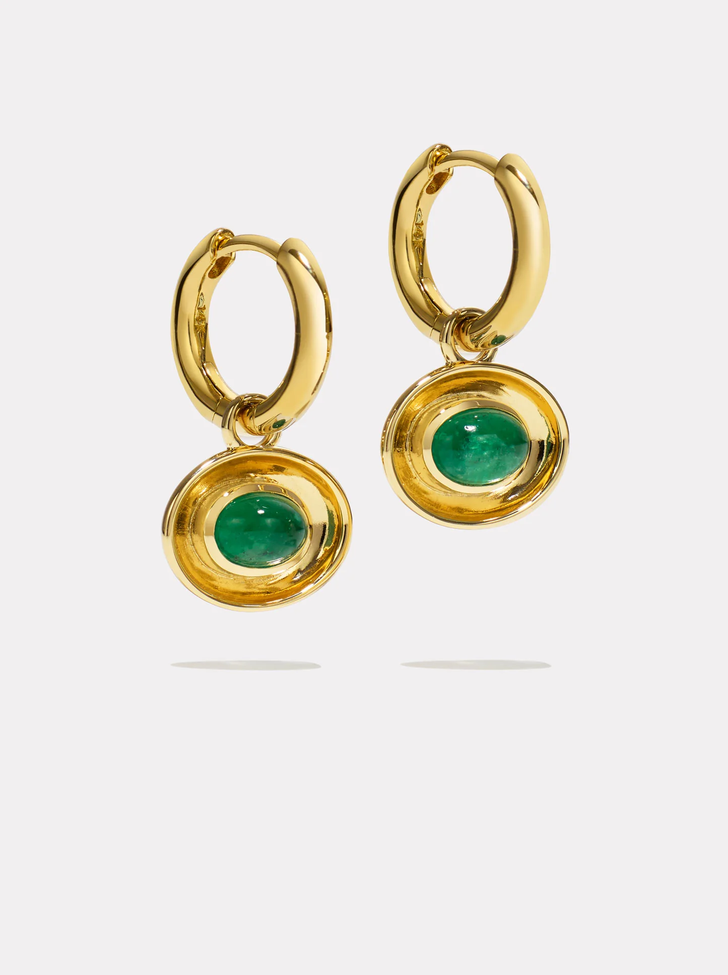 Aurelia Emerald Hoop - Image 2