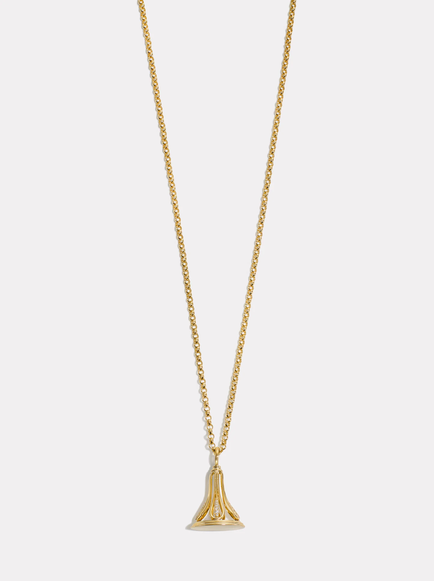 Amara Bell Pendant - Diamond - Image 4