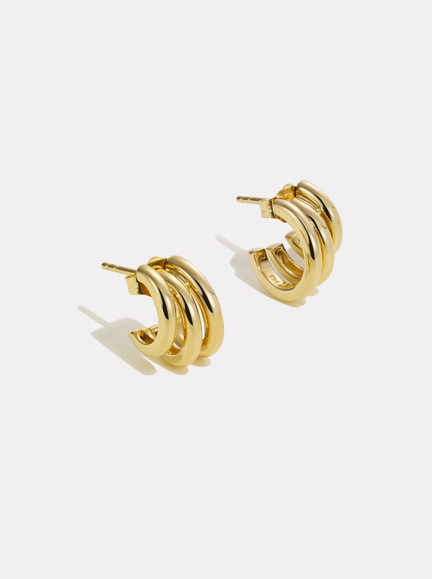 Classic Gold Earring Stack - Image 3