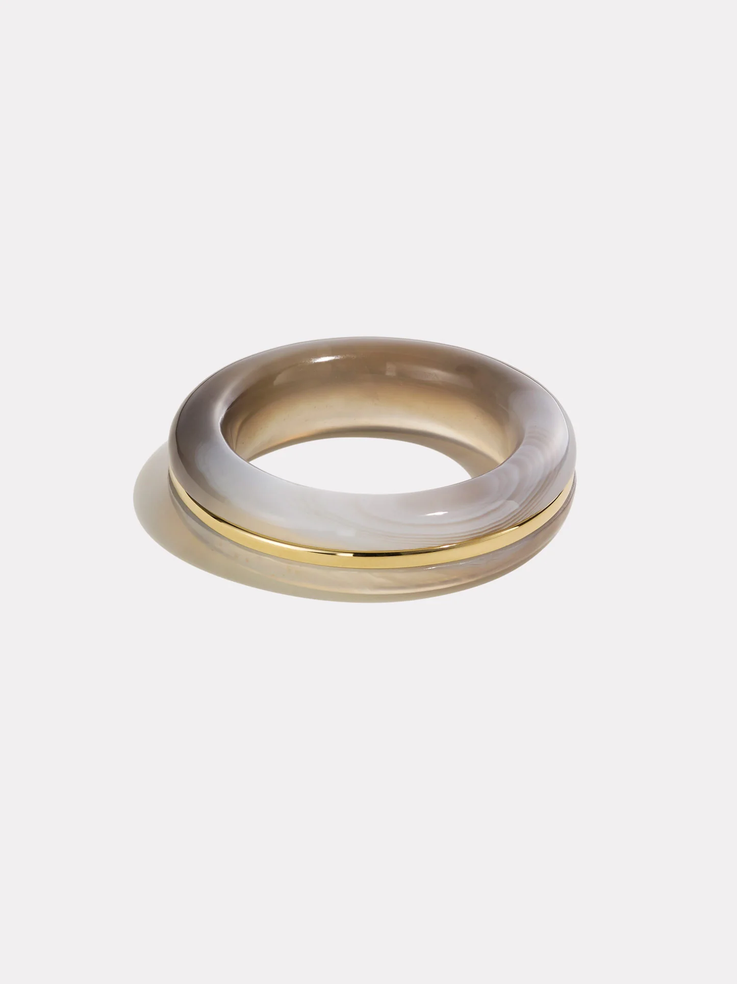 Essential Gem Stacking Ring - Botswana Agate - Image 3