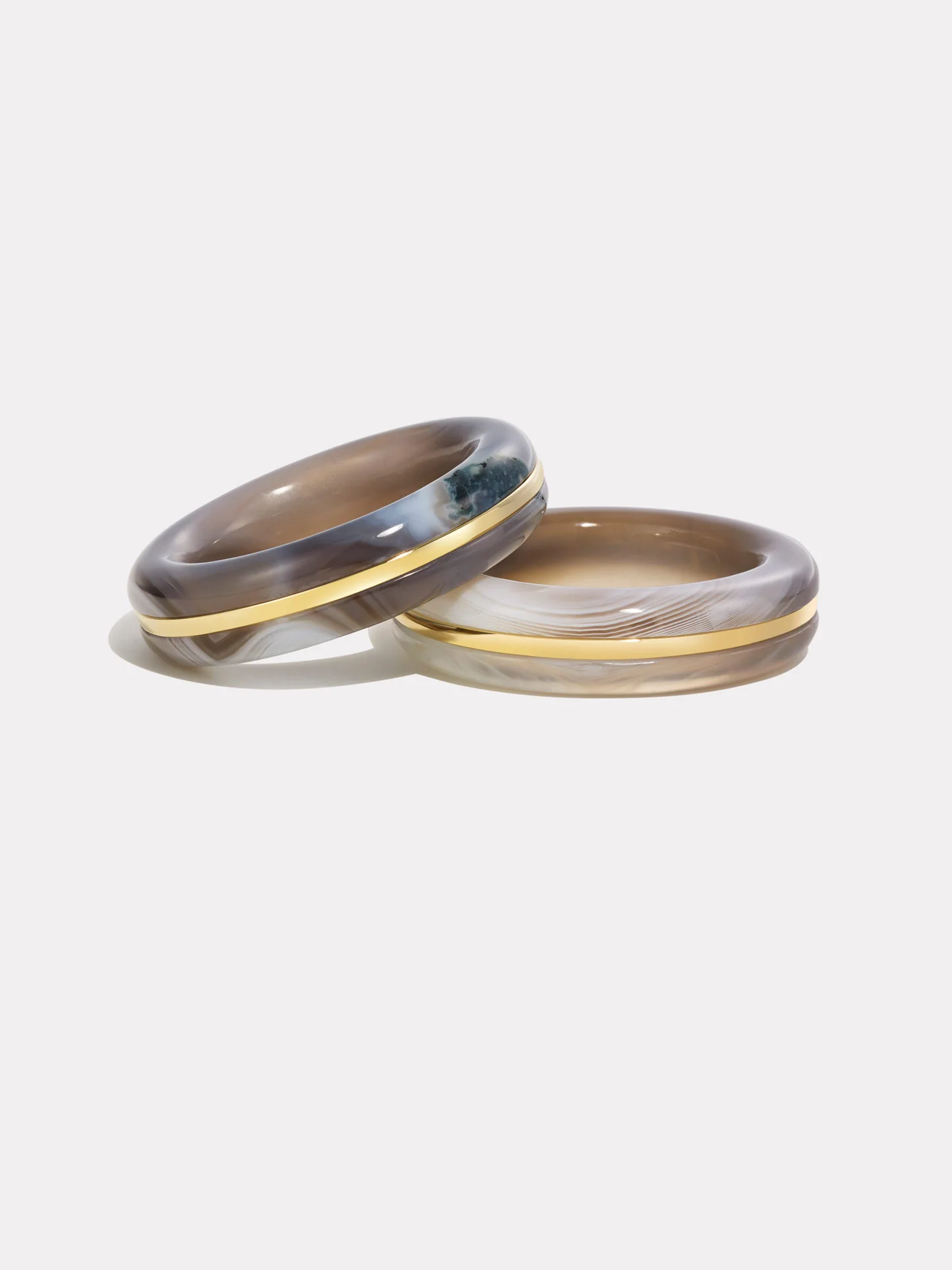 Essential Gem Stacking Ring - Botswana Agate - Image 5