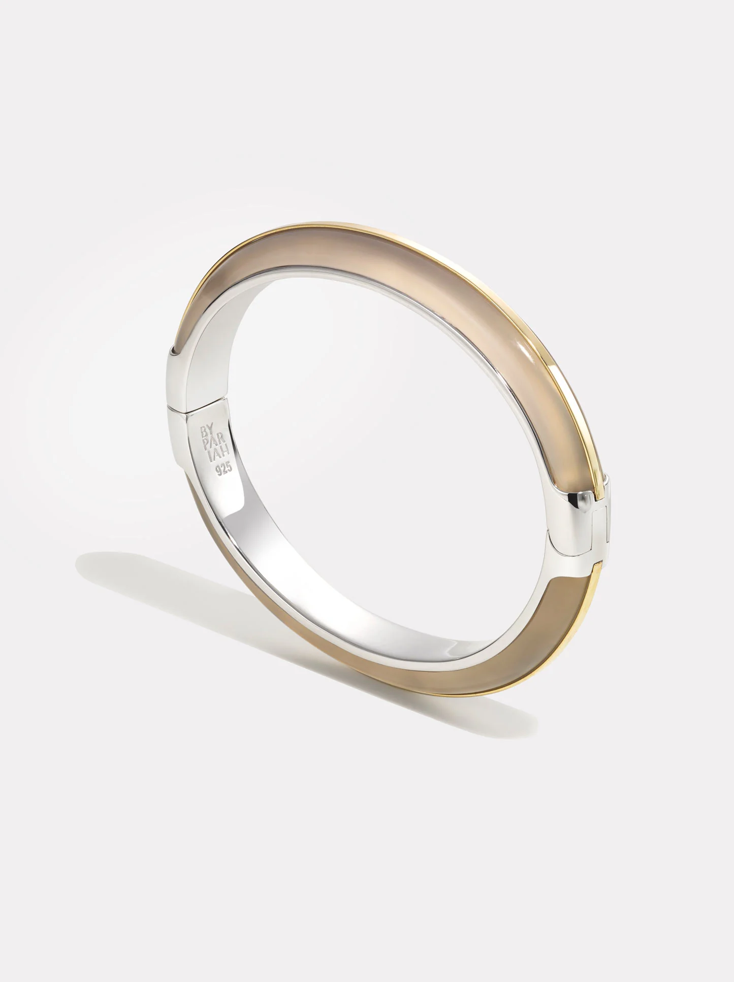 Essential Stacking Bangle | Grey Agate - Image 4