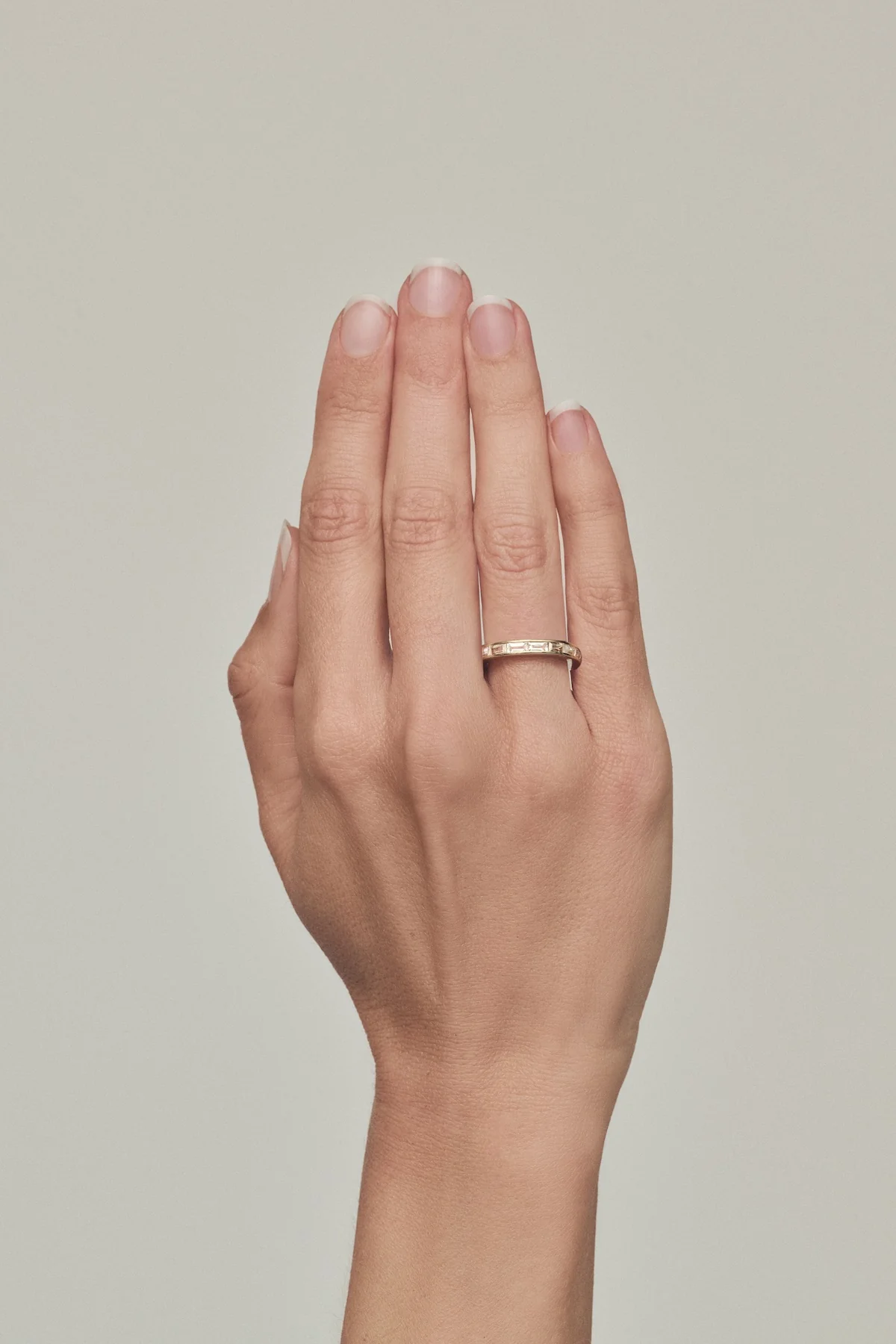 Prism Stacking Ring | White Topaz - Image 2