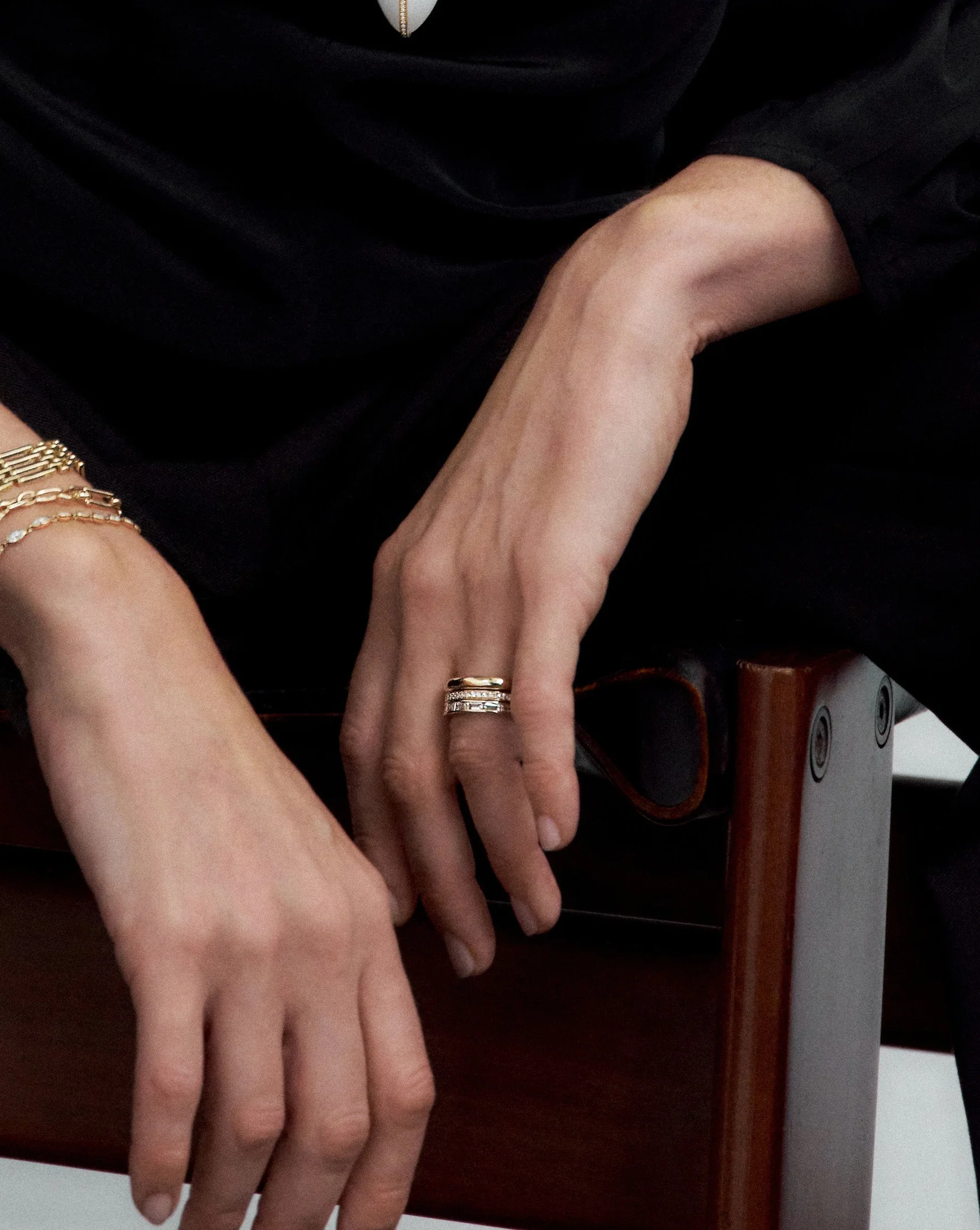 Prism Stacking Ring | White Topaz - Image 3