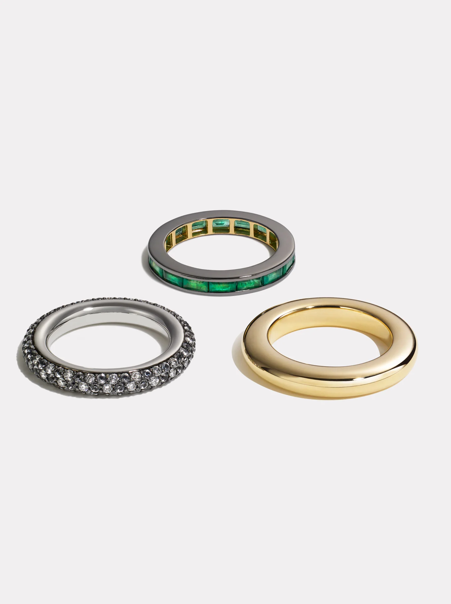 Stack_Reverie Emerald Prism Ring Stack - 52 - Image 5