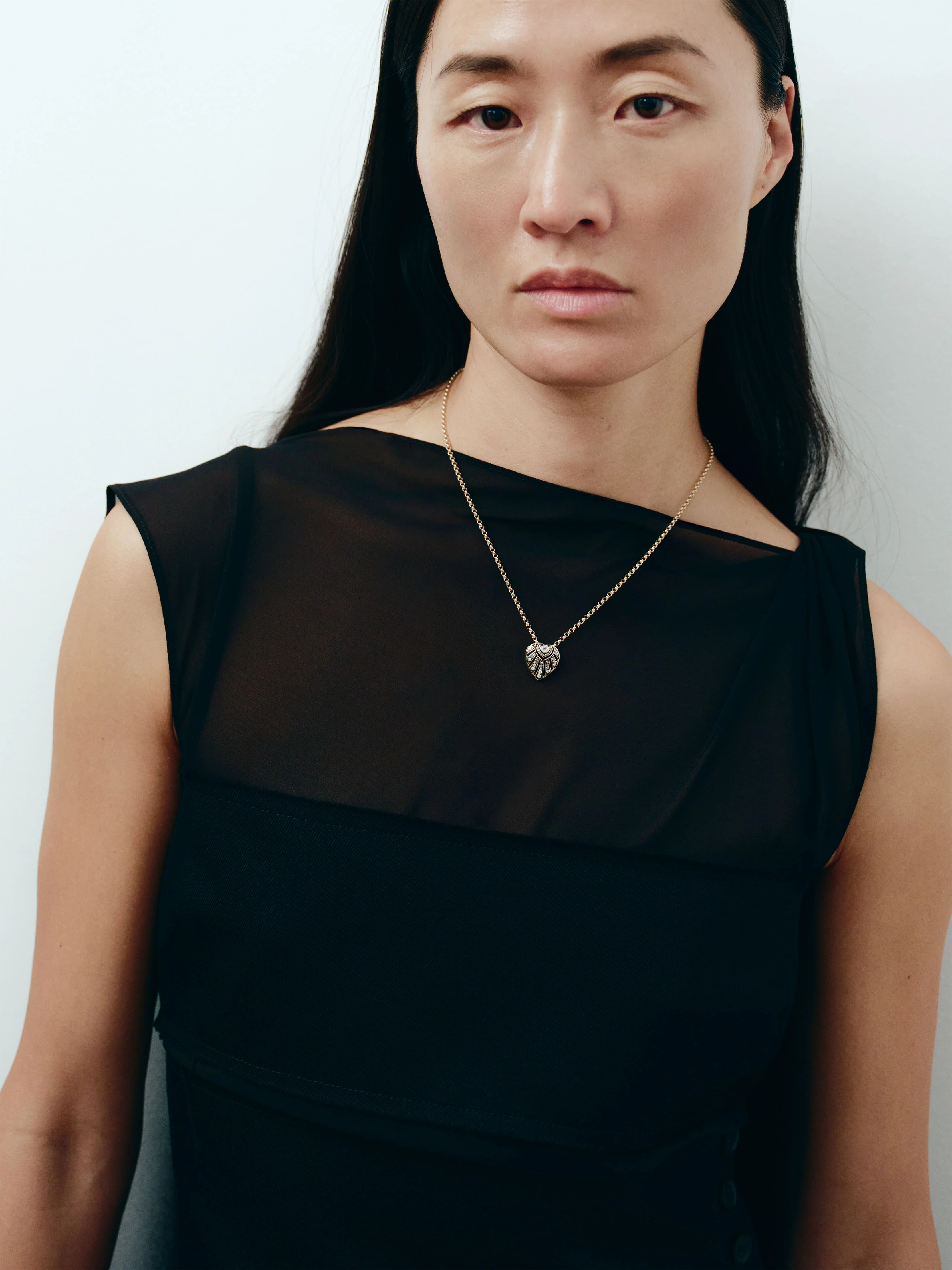 Small Aurora Diamond Necklace - Image 3