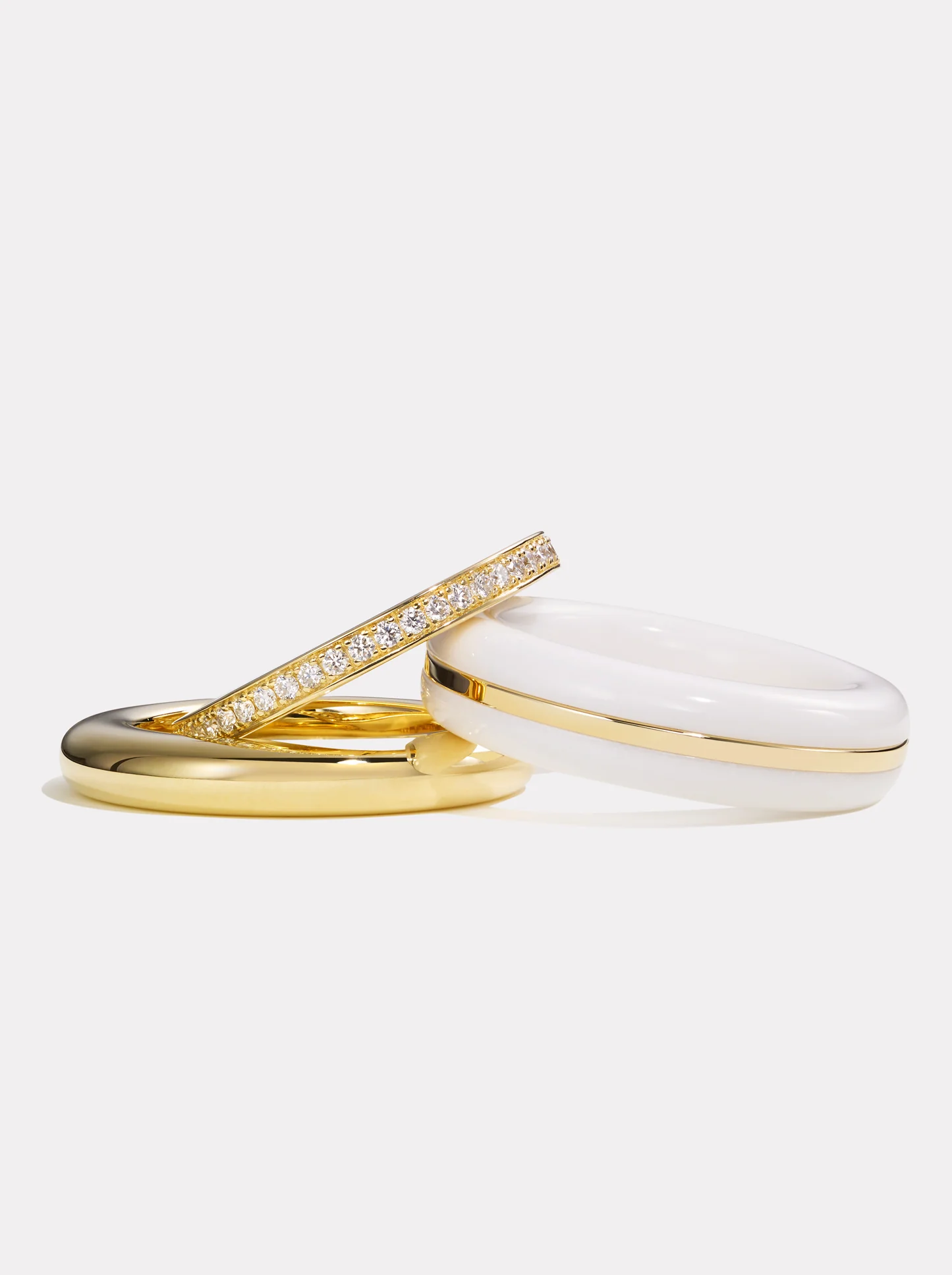 Stack_Classic Ring Stack | White Agate - 54 - Image 3