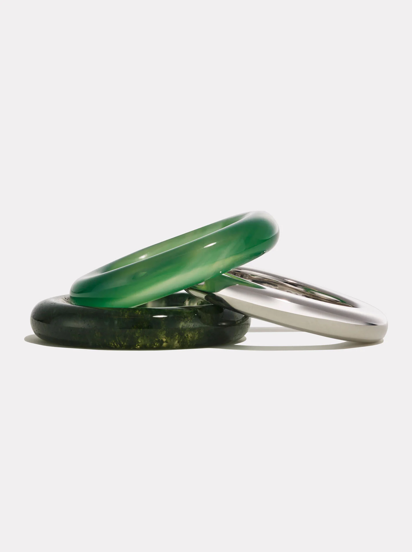 Stack_Stone Trilogy Stack Green Chalcedony & Moss Agate - 50 - Image 4
