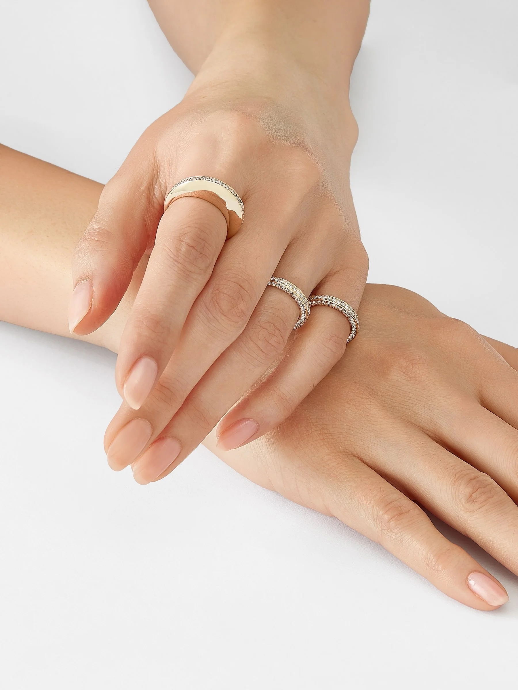 Triple Diamond Eternity Ring - Image 3